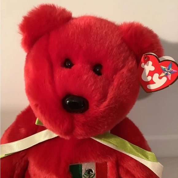 Ty 4299 Vintage Beanie Baby Osito Bear. Tag attached with cover - Picture 6 of 9